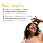 Detoxie Bright Summer Combo - SPF50 Sunscreen Gel & Detan Cream Mask - Distacart