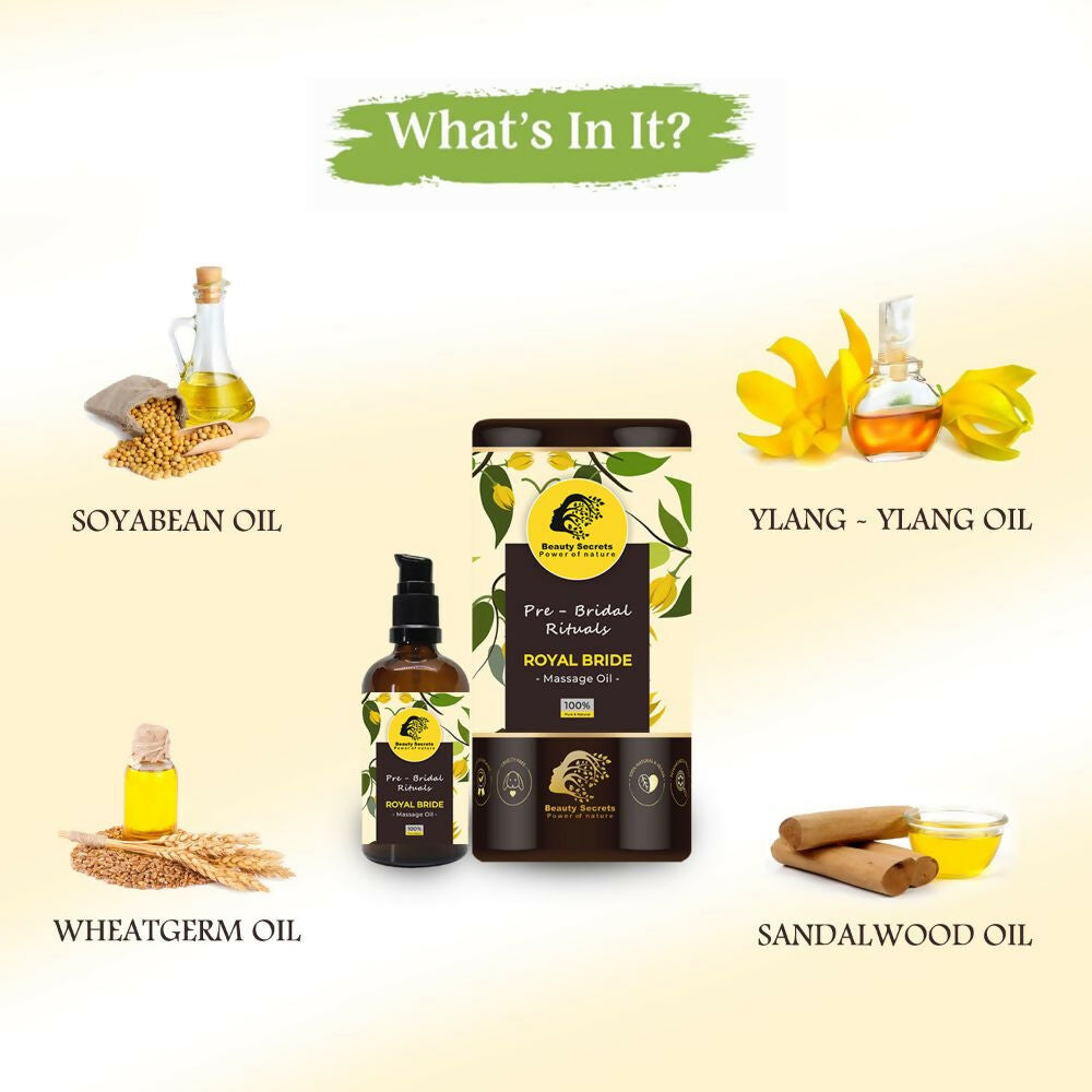 Beauty Secrets Royal Bride Body Massage Oil - Distacart