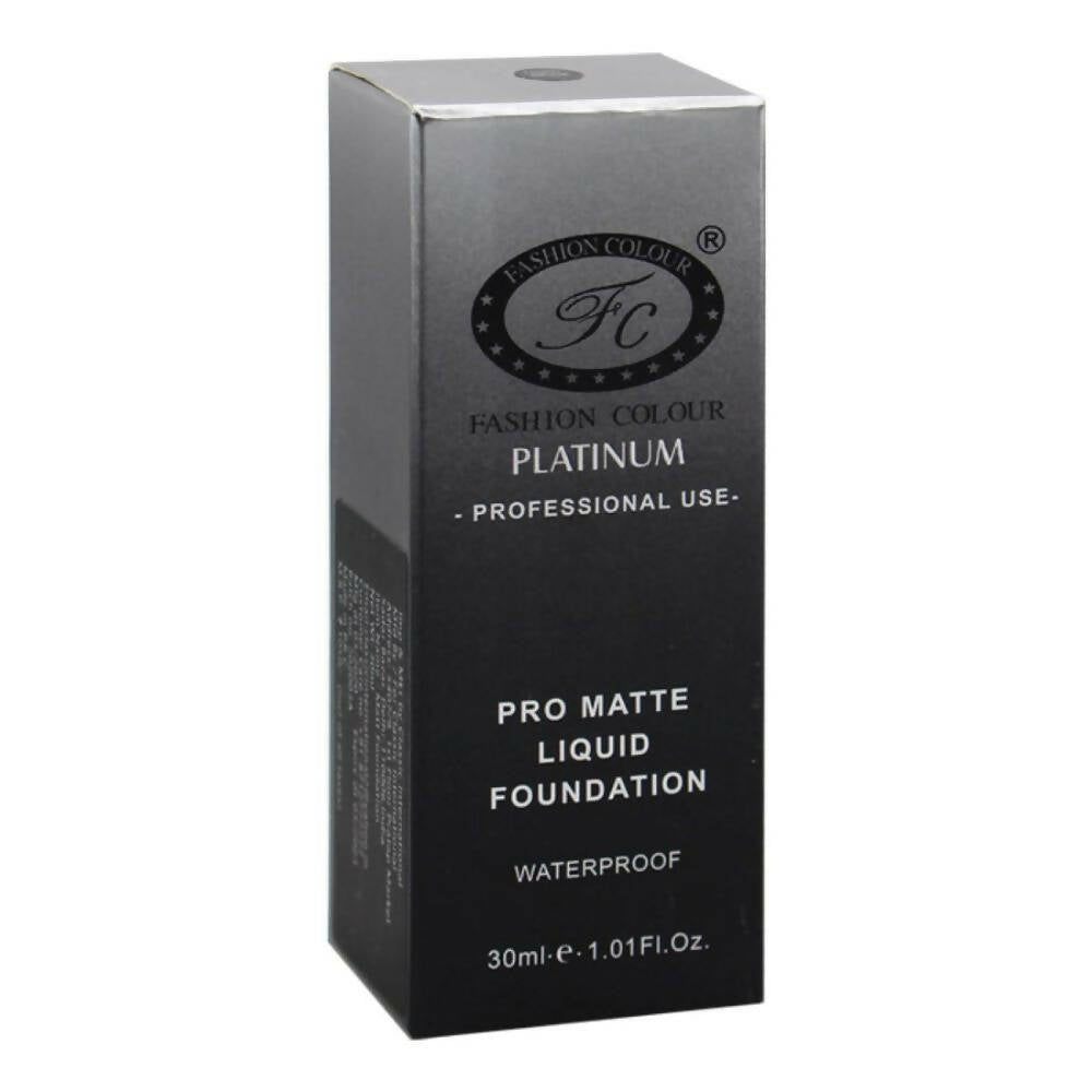 Fashion Colour Pro Matte Liquid Foundation-Sand (Banana Shade)