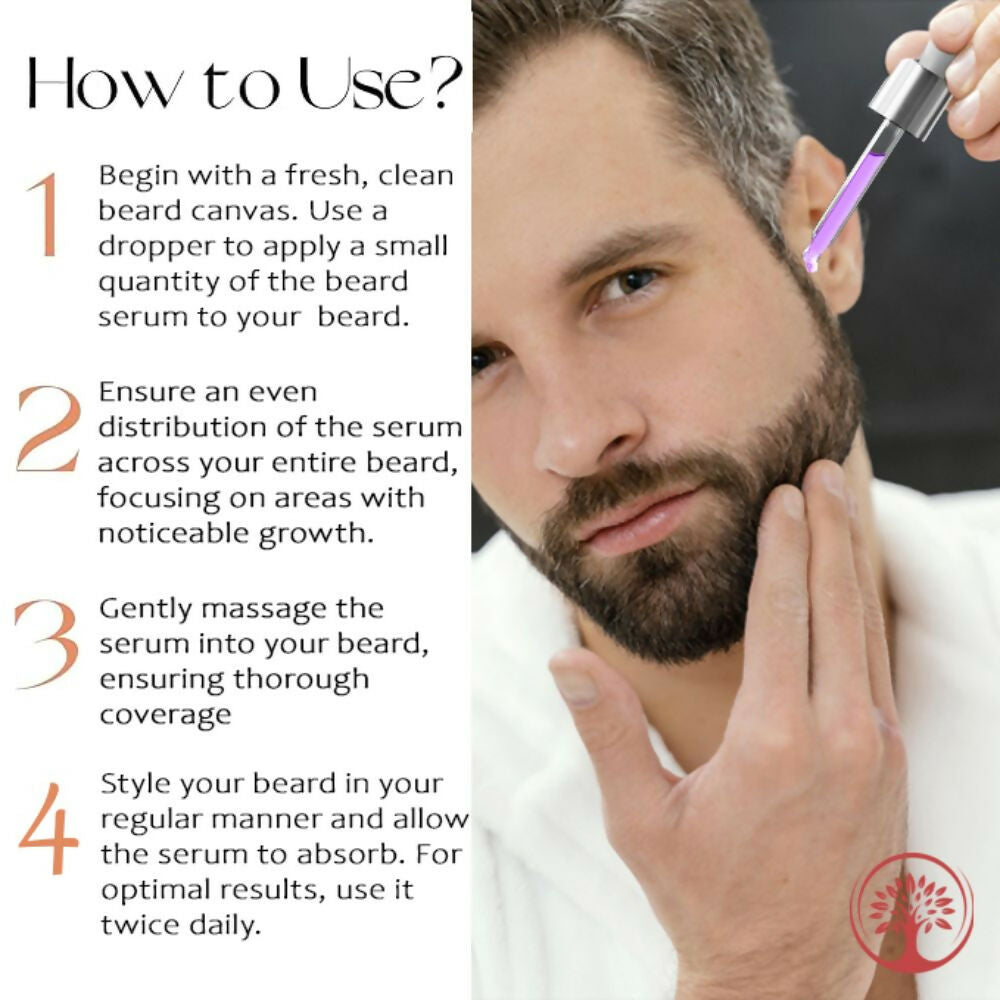 Ivory Natural Beard Growth Serum For Beard Wellness