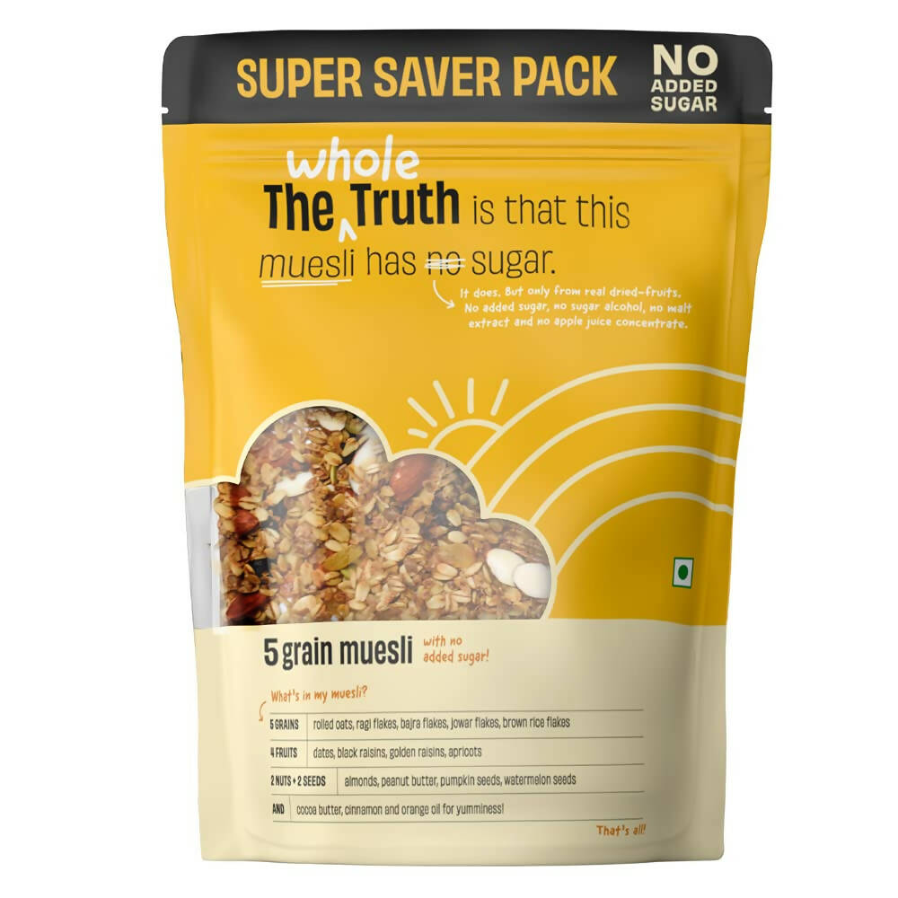 The Whole Truth 5 Grain Muesli (No Added Sugar) - Distacart