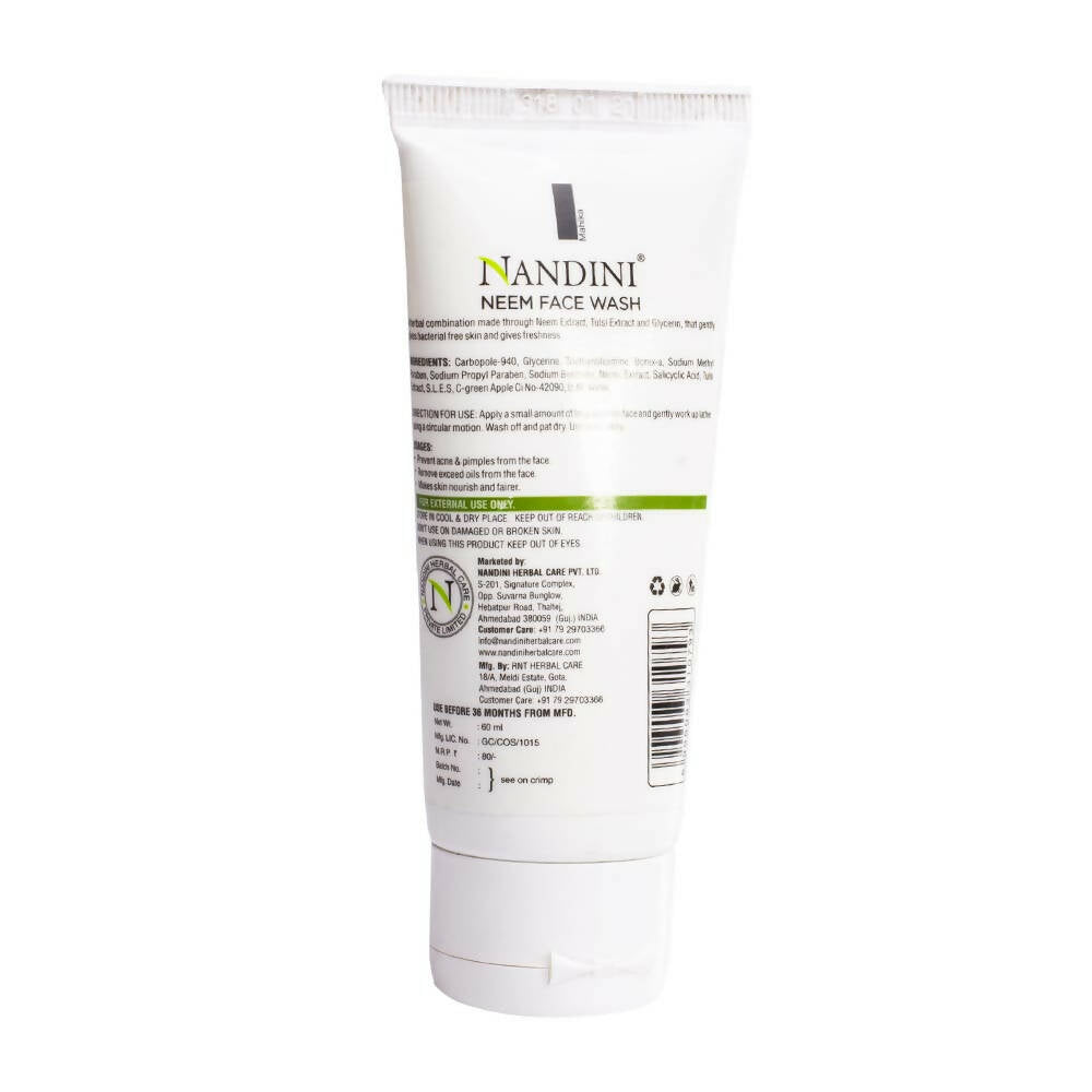 Nandini Herbal Neem Tulsi Face Wash - Distacart