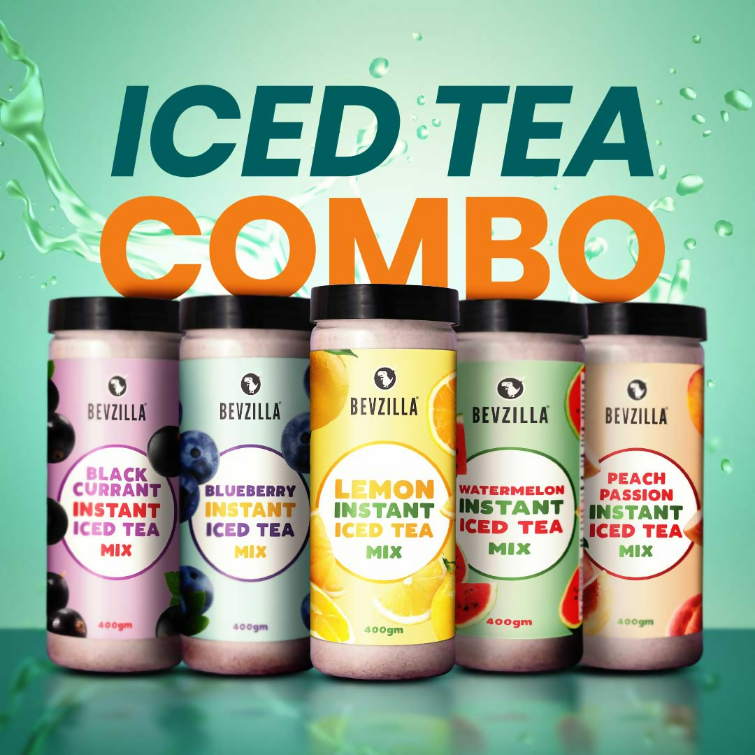 Bevzilla Iced Tea 5 Flavours - Distacart