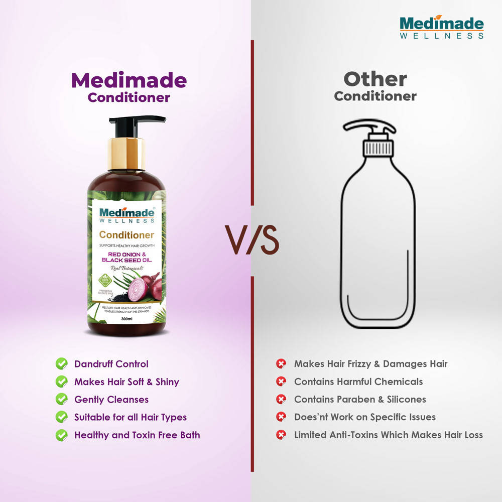Medimade Wellness Red Onion and Black Seed Hair Conditioner