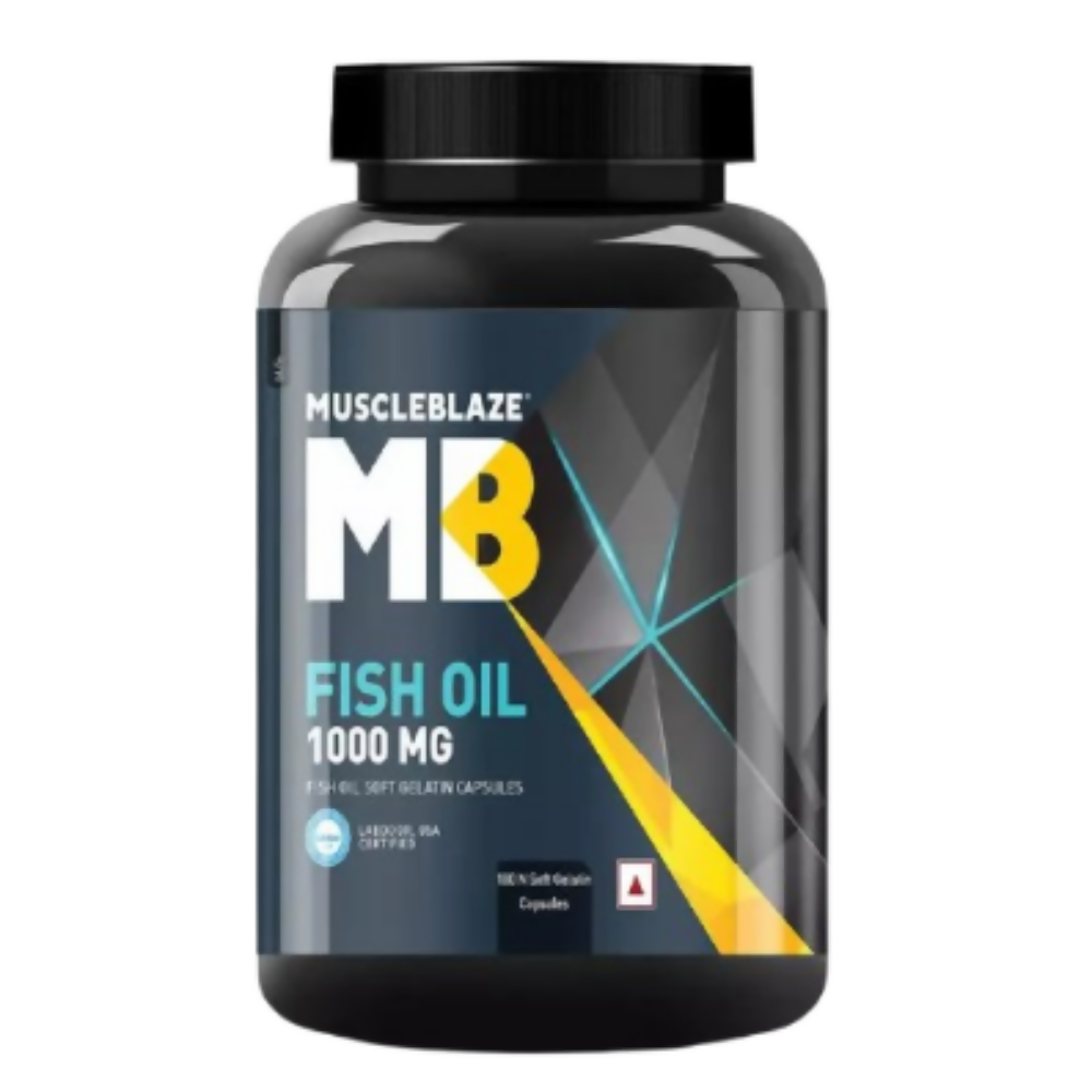 MuscleBlaze Fish Oil 1000 Mg Capsules