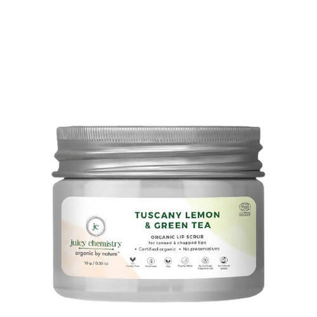 Juicy Chemistry Tuscany Lemon & Green Tea Lip Scrub