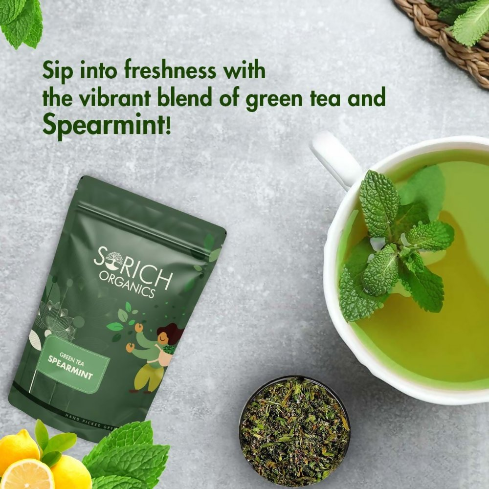 Sorich Organics Spearmint Green Tea - Distacart