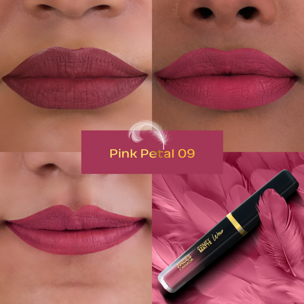 Faces Canada Comfy Matte Wow Liquid Lipstick - Pink Petal 09