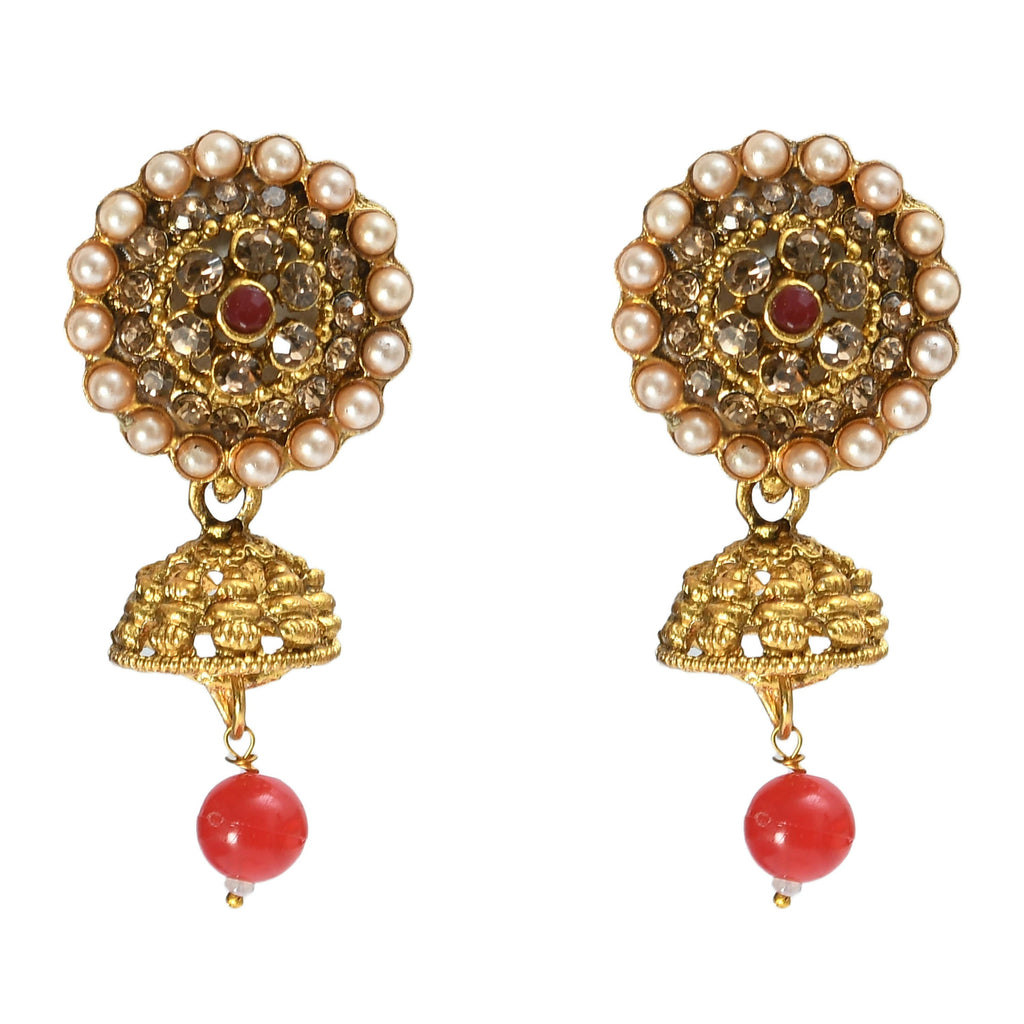 Mominos Fashion Johar Kamal Gold-Plated Brass Finish Kundan Choker For Women (Golden) - Distacart