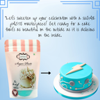 confect electric blue sugarpaste br b 250 gms b