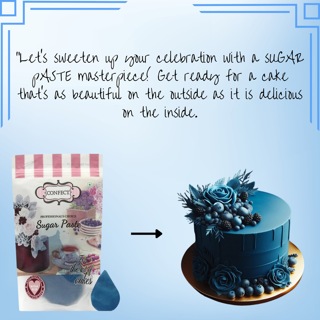 confect royal blue sugarpaste br b 1 kg b
