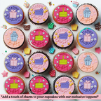 confect celebration toppers for cakes cupcakes celebration cupcake topper celebration toppers 100gms ct 04