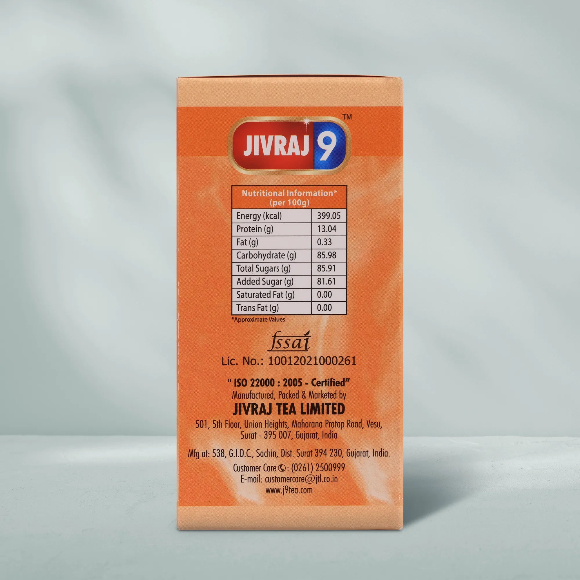 jivraj9 Tea Peach Premix Iced Tea Box - Distacart