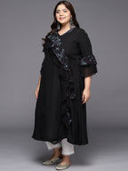 Ahalyaa Floral Bell Sleeves Kurta