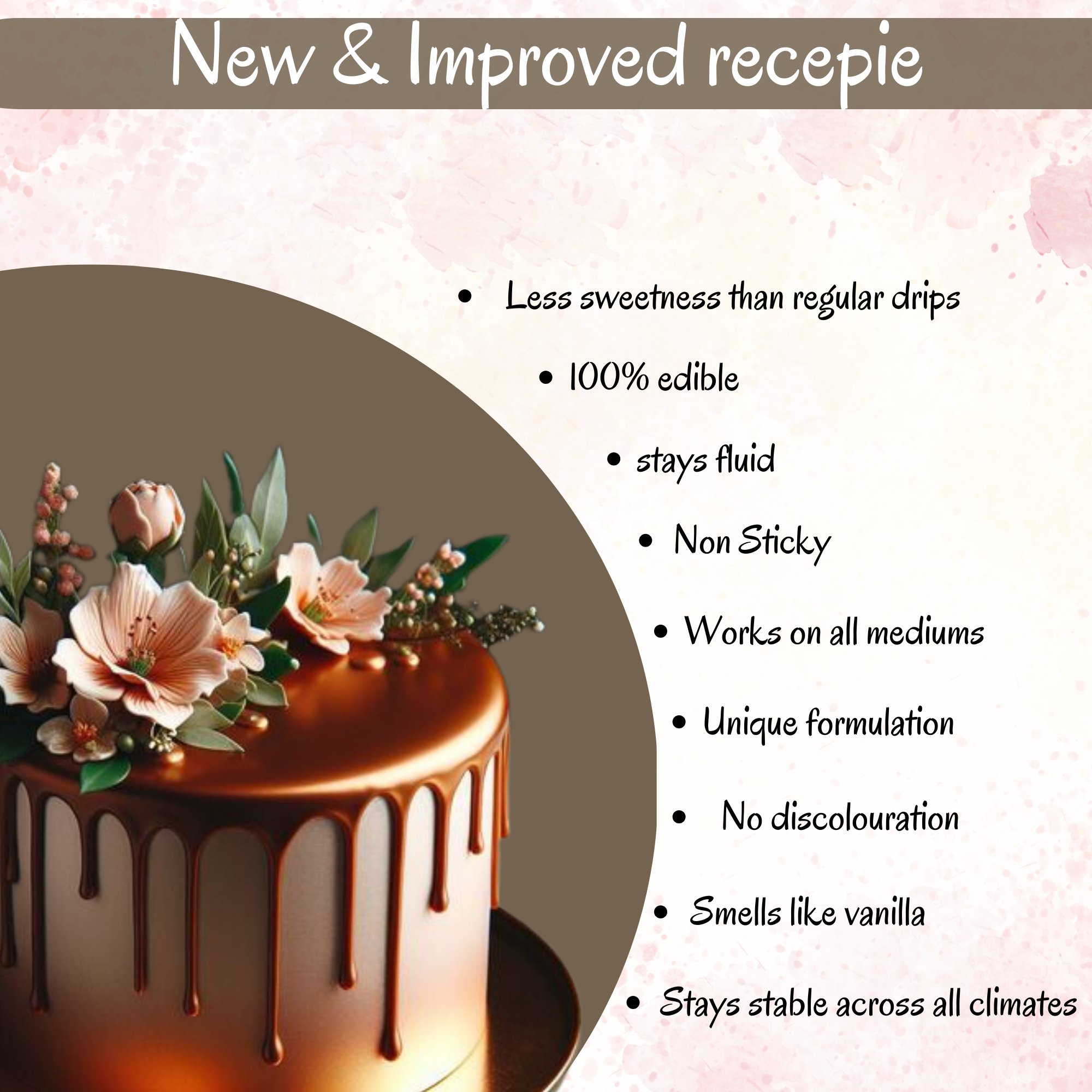 confect showstopper copper drips br b 110 gms b