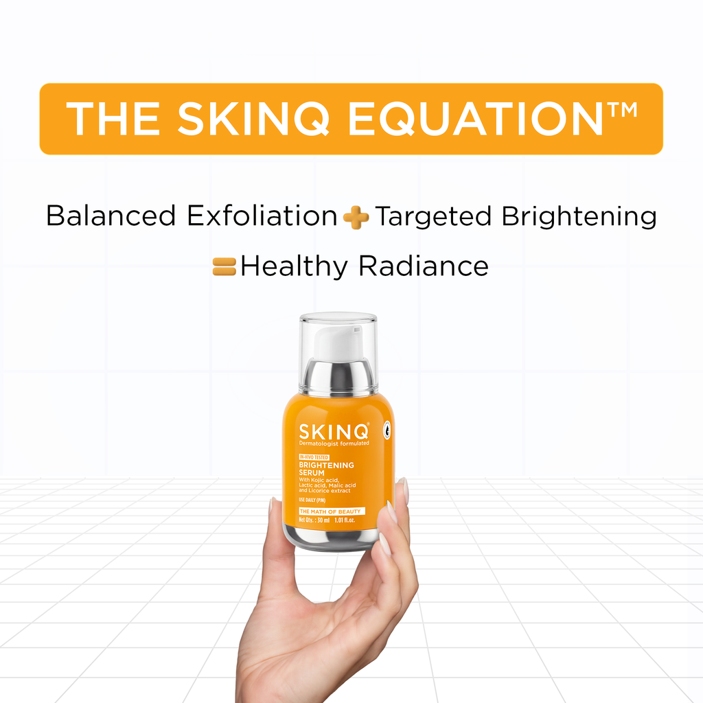 SkinQ Brightening Serum with Kojic, Lactic & Malic Acid