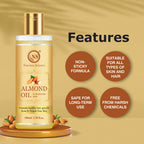 Nuerma Science Pure Almond Hair Oil for Natural Hair Growth