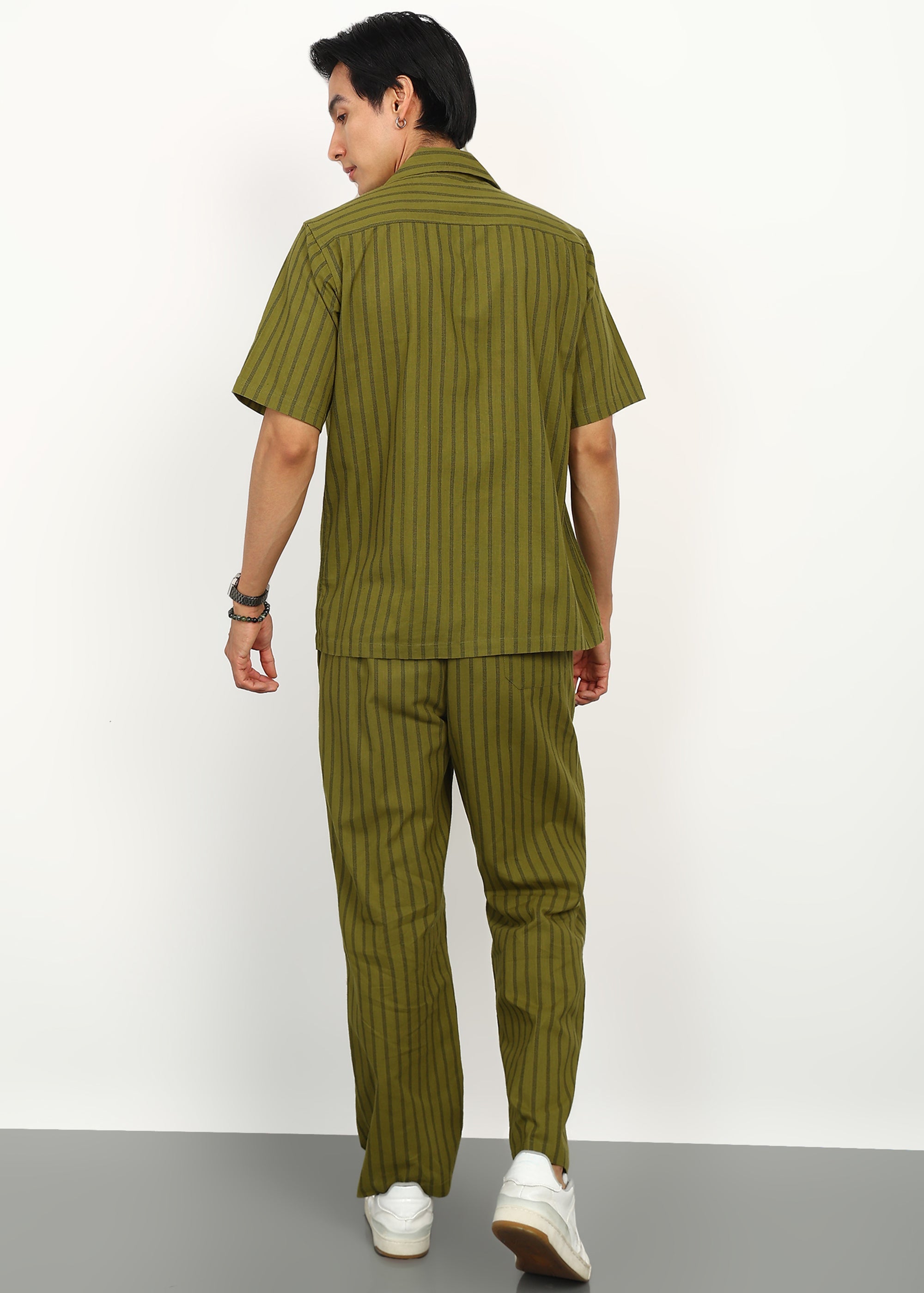 Fabmade Olive Rhythm Co-Ord Set