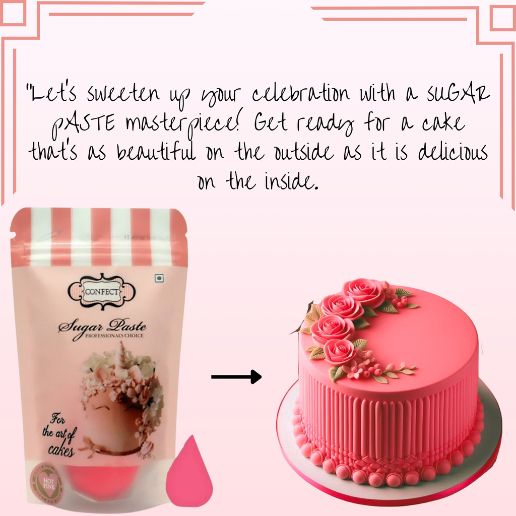 confect melon pink sugarpaste br b 250 gms b