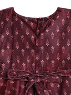 Ahalyaa Girls Printed A-Line Maxi Ethnic Dresses - Distacart