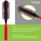 MiDazzle Hair Brush (Red) MIHB0033 - Distacart