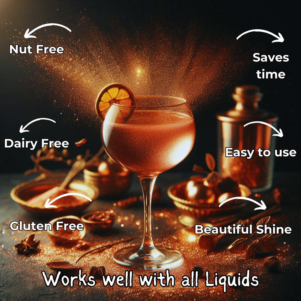 confect flaming copper luster dust br b 5 gms b