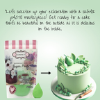 pea green fondant edible sugarpaste 1kg