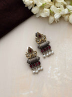 trueBrowns Silver Gold Tone Stud Earrings - Distacart