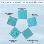 confect sprinkles for cakes cupcakes decoration usp 6sky blue copy