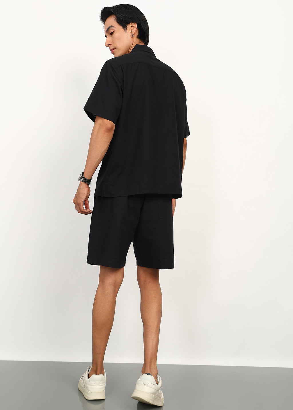Fabmade Black Utility Co-Ord Set For Men
