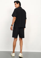 Fabmade Black Utility Co-Ord Set For Men
