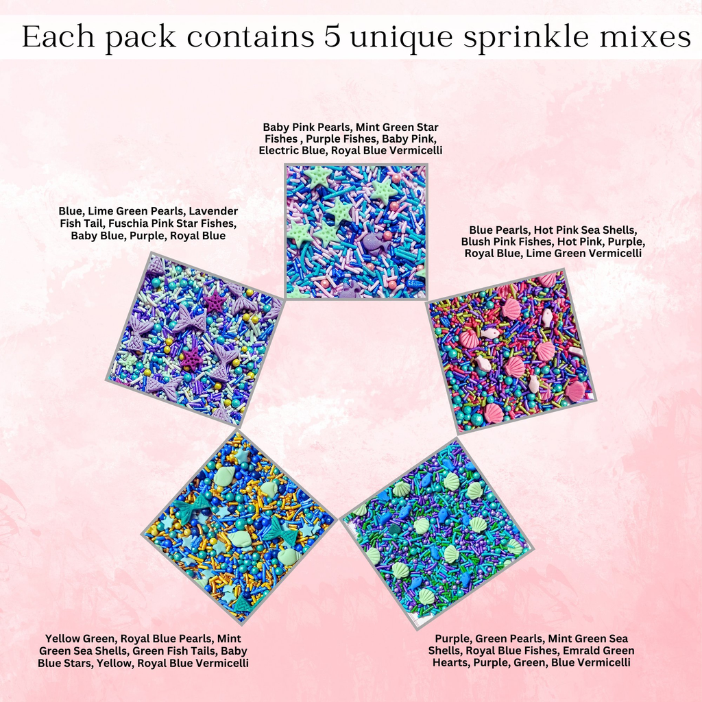 under the sea sprinkles for decorations 05 100 g