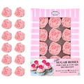 confect sugar roses topper sugar roses for cake decorations edible blush pink rose pack of 12