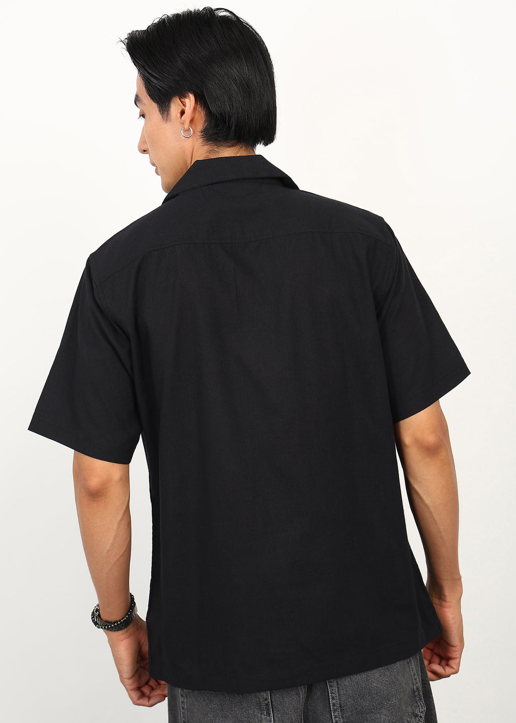 Fabmade Noir Linen Shirt