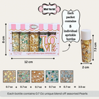 confect baby shower sprinkles edible sprinkles for cake cupcake decoration pack of 5 baby shower 03