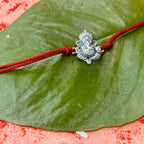 trueBrowns 925 Sterling Silver Lord Ganesh Idol Thread Rakhi - Distacart