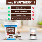 Myfitness High Protein Dark Chocolate Peanut Butter Crispy - Distacart