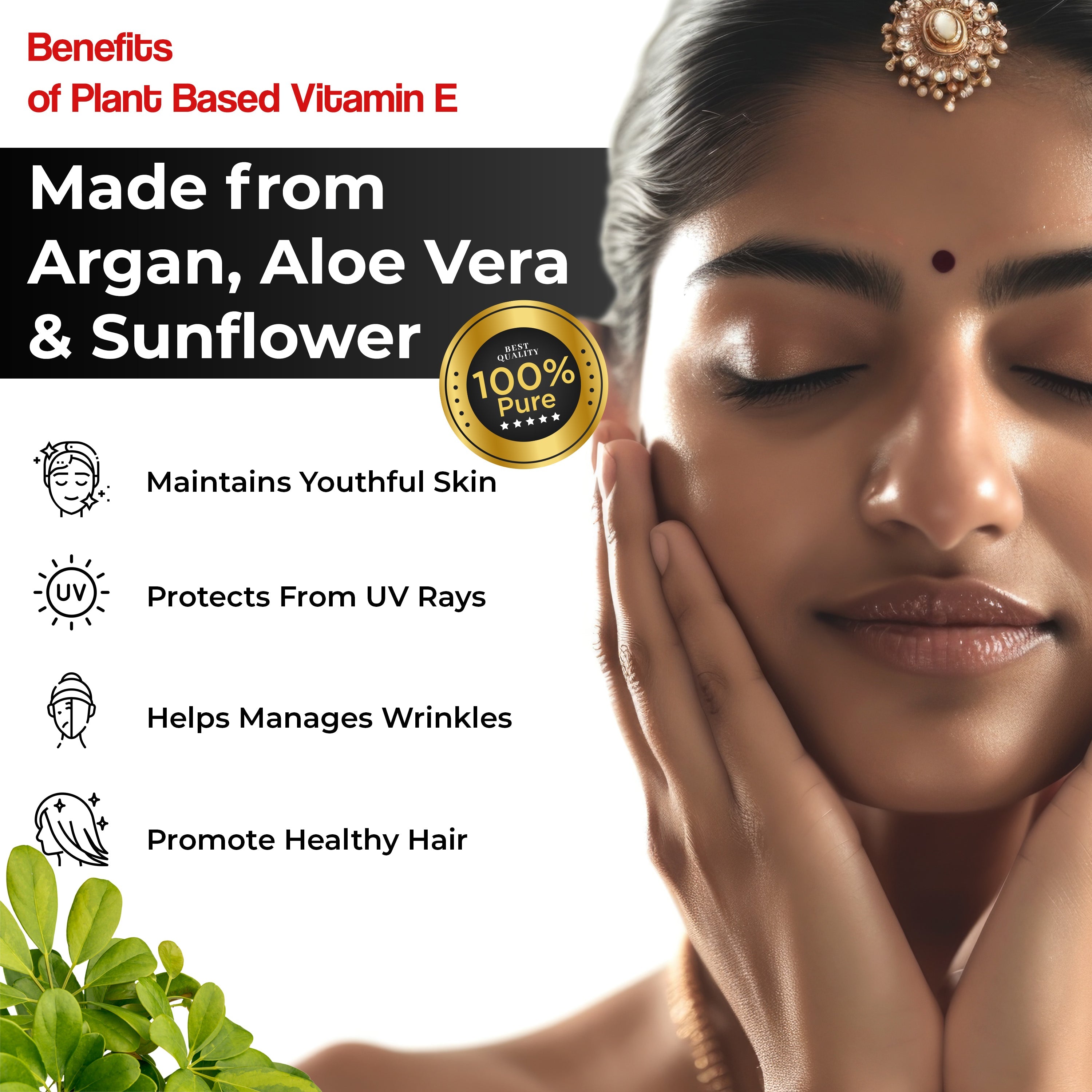 Health Veda Organics Vitamin E Capsules - Distacart