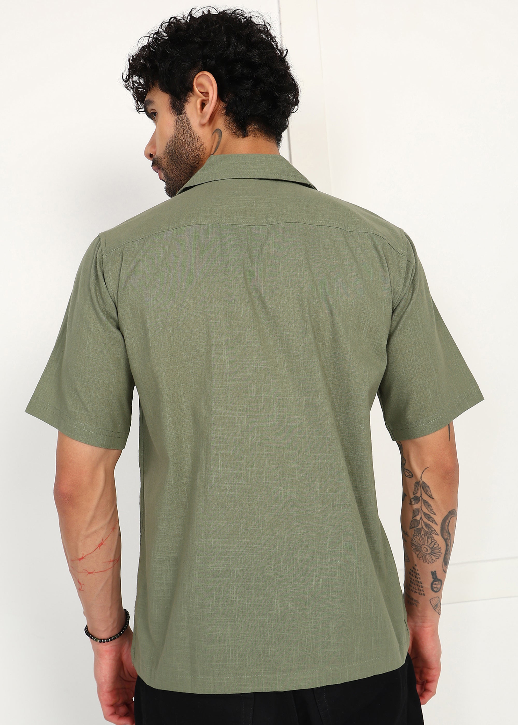Fabmade Mossline Linen Shirt