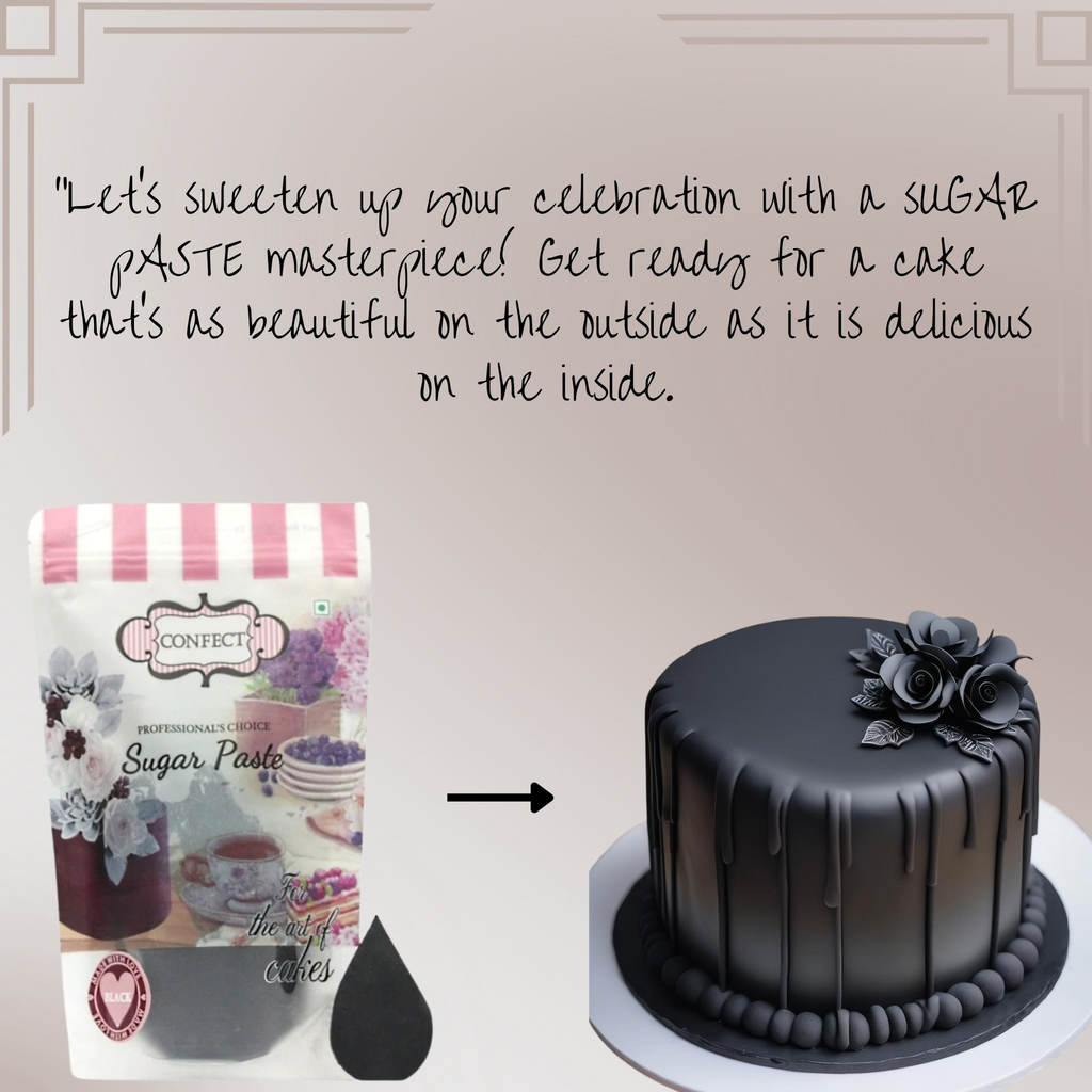 confect black sugarpaste br b 1 kg b