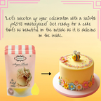confect yellow sugarpaste br b 250 gms b
