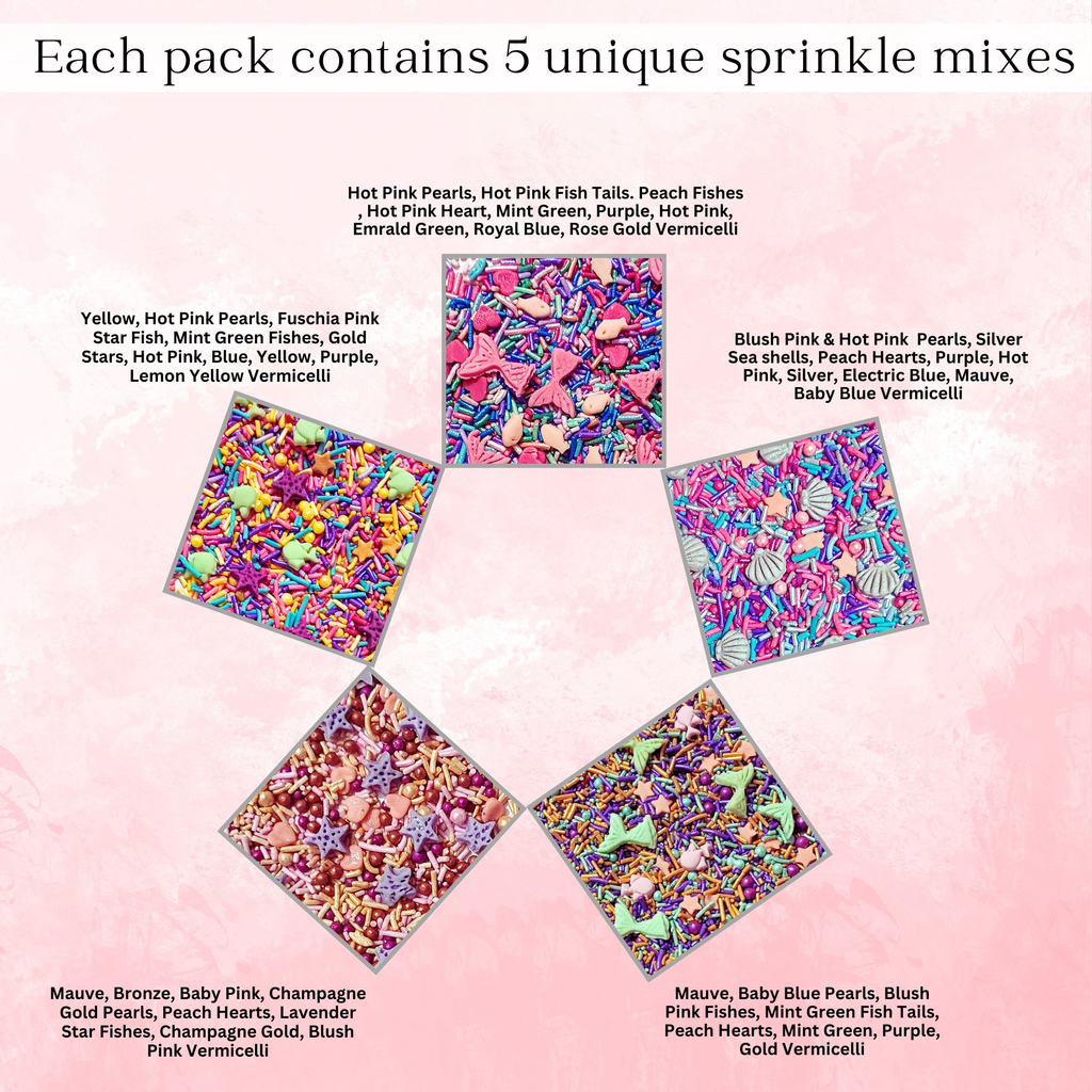 under the sea sprinkles for decorations 02 100 gm