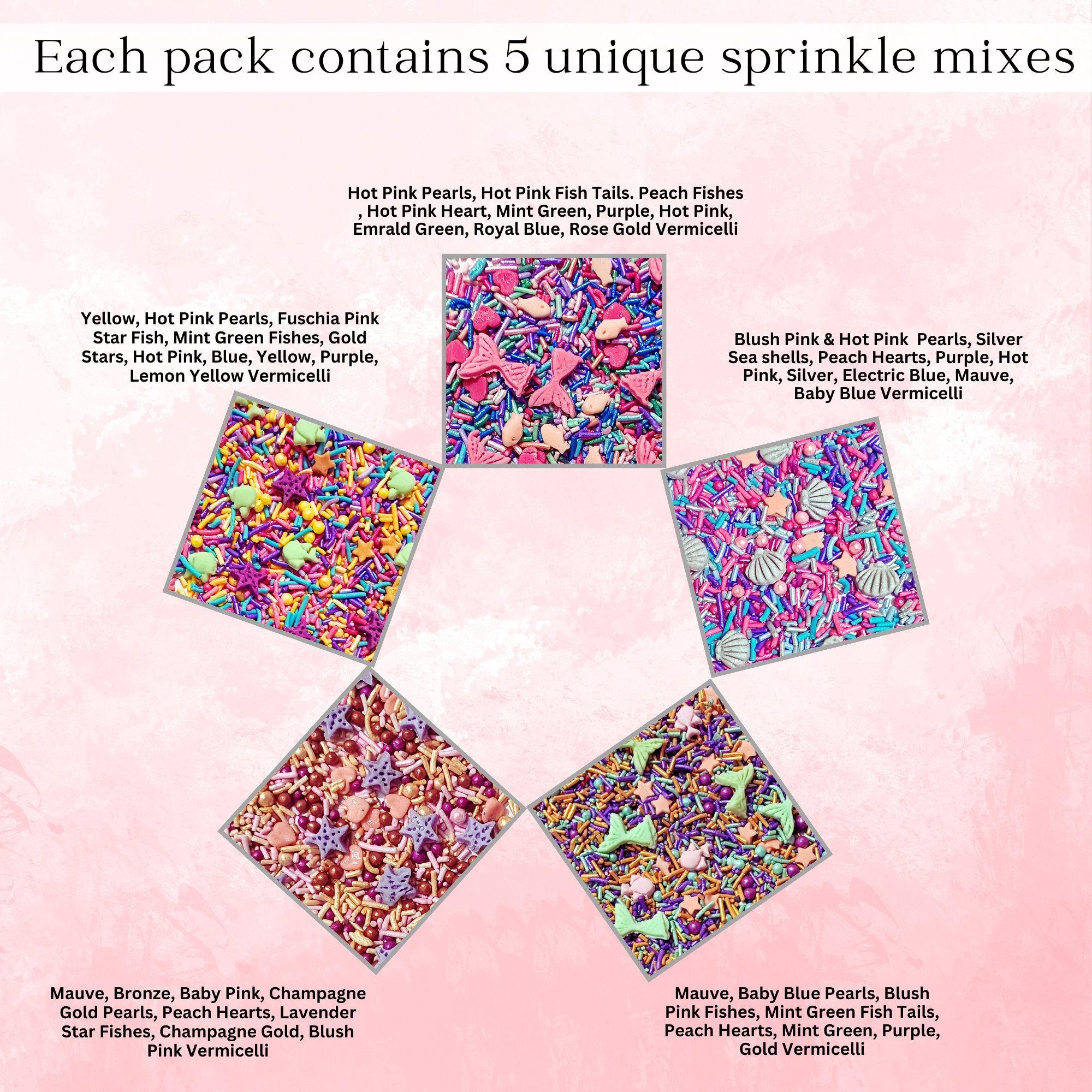 under the sea sprinkles for decorations 02 100 gm