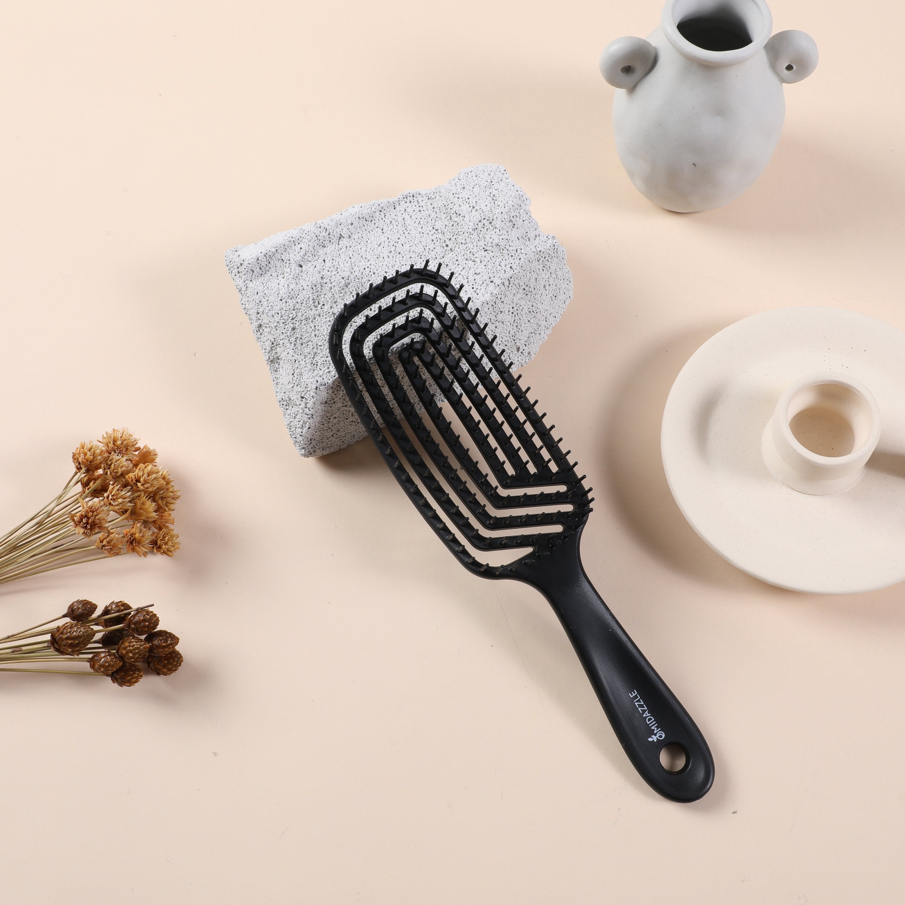 MiDazzle Hair Brush (Black 3D) MIHB0015