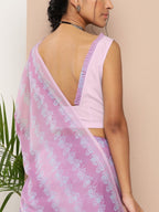 Ahalyaa Womens Chiffon Printed Saree