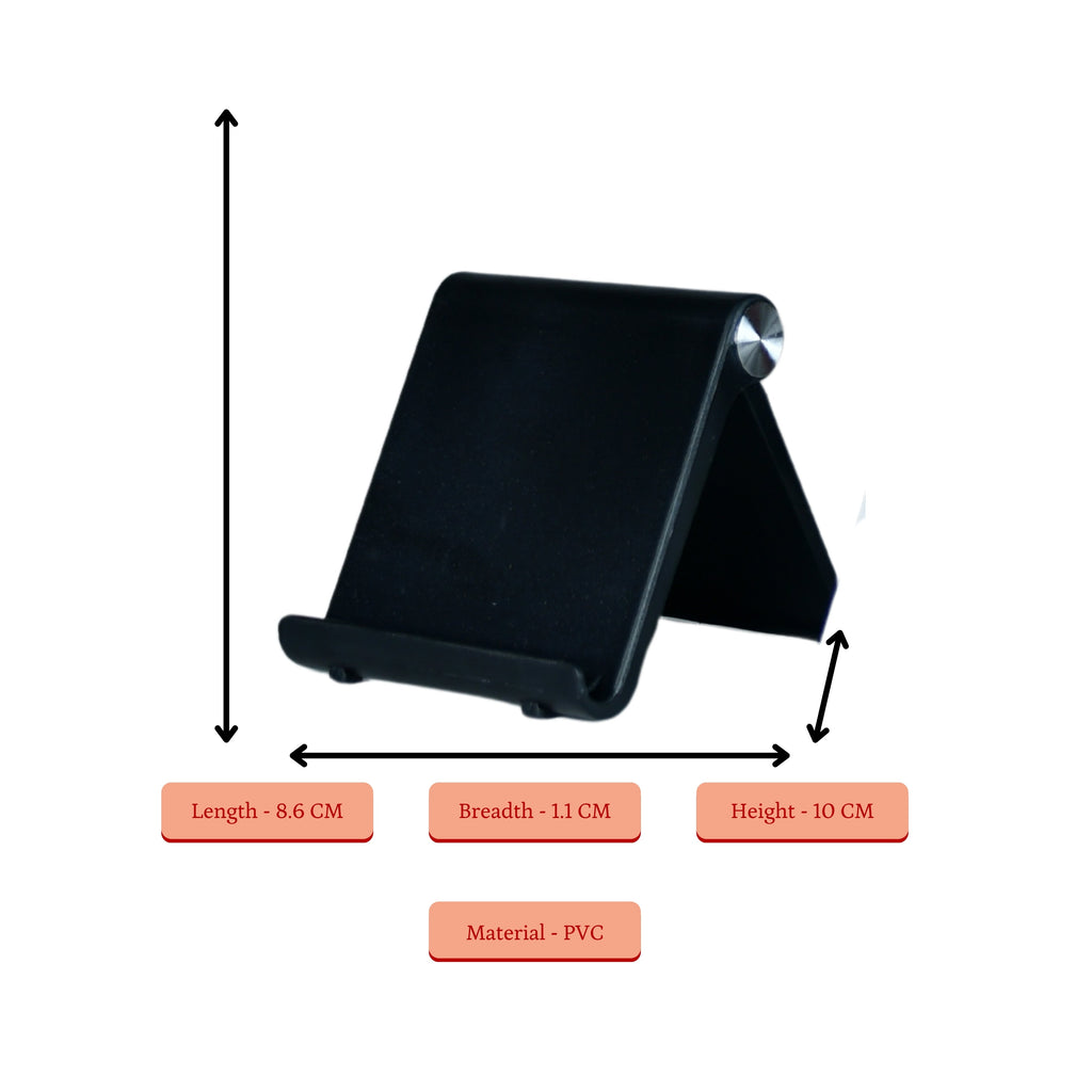 Sowpeace Trendy Adjustable Silver Tablet Stand with Black Hinges - Distacart