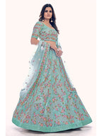 Myra Firozi Soft Net Embroidered Designer Lehenga Choli