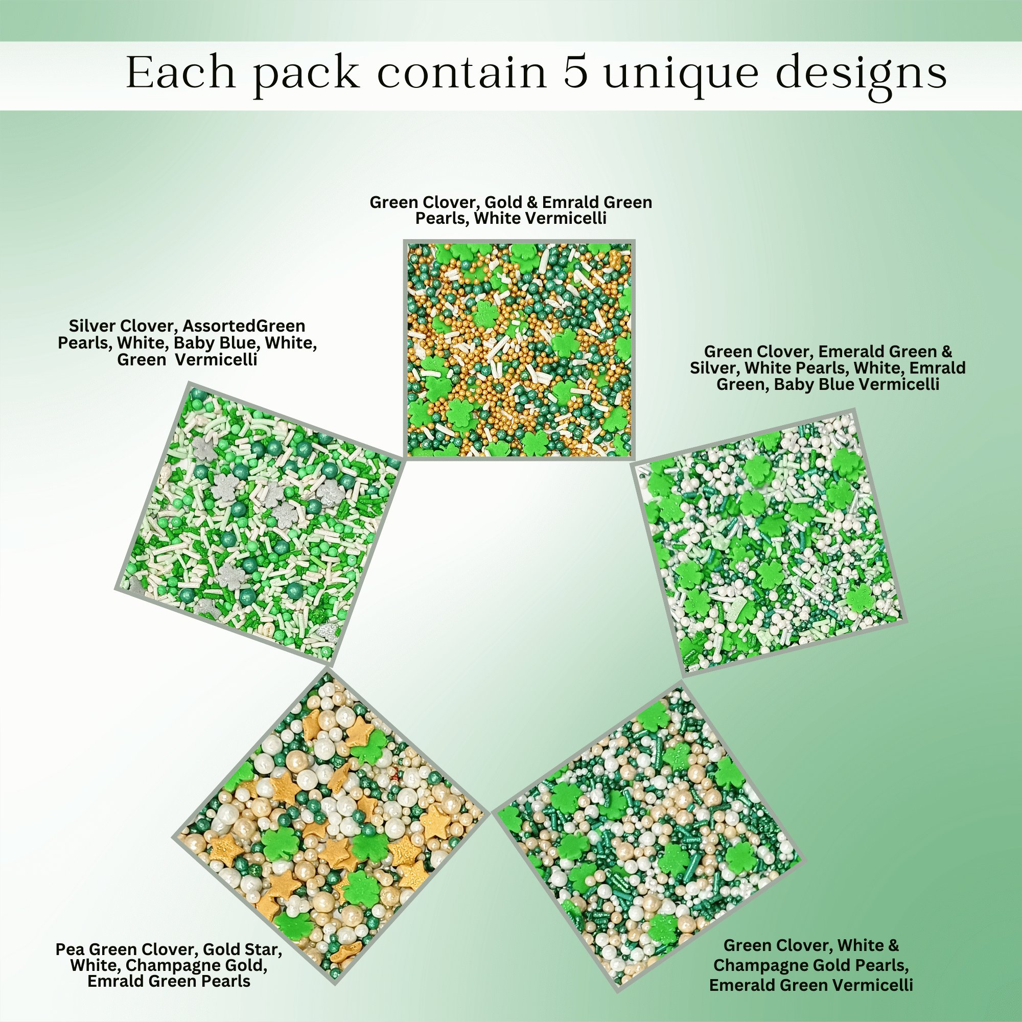 st patricks sprinkles ps multipack 10 100 gms