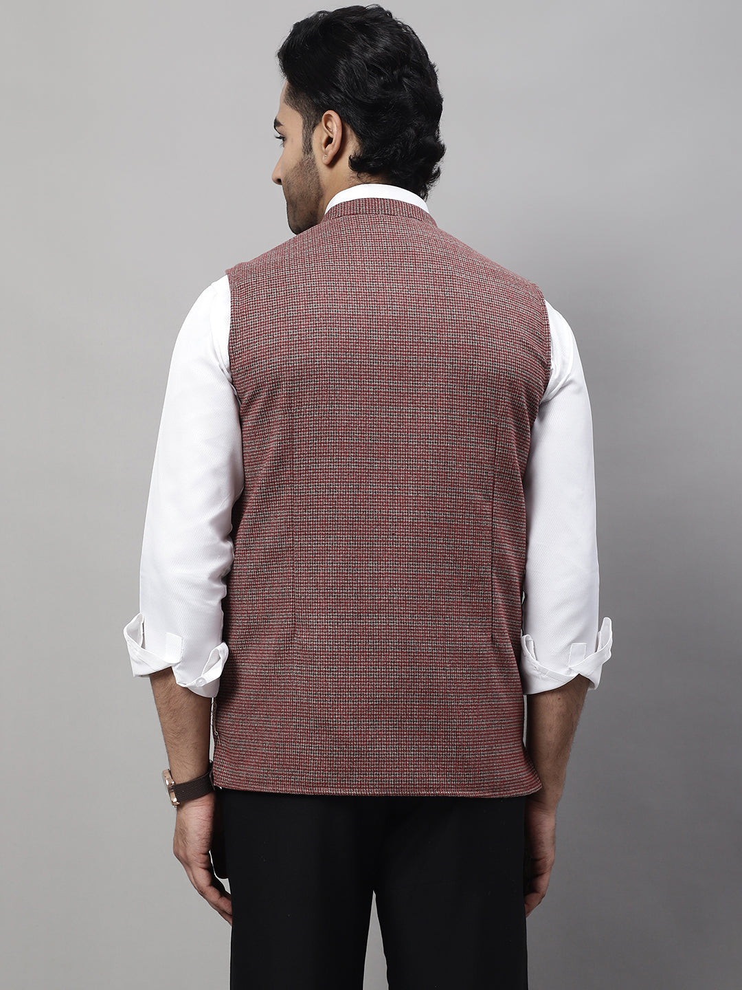 Even Apparels Men's Multi Nehru Jacket With Welt Pockets