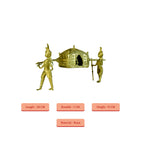 Sowpeace Brass Dhokra Art Wedding Palki: Elite Décor - Distacart